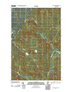 Charles Pond Maine Historical topographic map, 1:24000 scale, 7.5 X 7.5 Minute, Year 2011