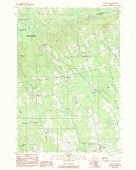 Charleston Maine Historical topographic map, 1:24000 scale, 7.5 X 7.5 Minute, Year 1983