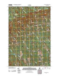 Charleston Maine Historical topographic map, 1:24000 scale, 7.5 X 7.5 Minute, Year 2011