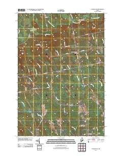 Charleston Maine Historical topographic map, 1:24000 scale, 7.5 X 7.5 Minute, Year 2011