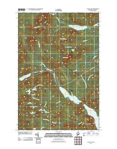 Chase Lake Maine Historical topographic map, 1:24000 scale, 7.5 X 7.5 Minute, Year 2011
