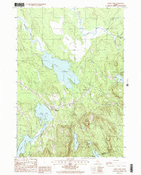 Chemo Pond Maine Historical topographic map, 1:24000 scale, 7.5 X 7.5 Minute, Year 1988