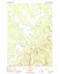 Chemo Pond Maine Historical topographic map, 1:24000 scale, 7.5 X 7.5 Minute, Year 1988