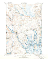 Cherryfield Maine Historical topographic map, 1:62500 scale, 15 X 15 Minute, Year 1902