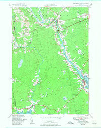 Cherryfield Maine Historical topographic map, 1:24000 scale, 7.5 X 7.5 Minute, Year 1950