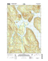 Chesuncook Maine Current topographic map, 1:24000 scale, 7.5 X 7.5 Minute, Year 2014