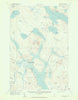Chesuncook Maine Historical topographic map, 1:62500 scale, 15 X 15 Minute, Year 1958