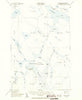 Chesuncook Maine Historical topographic map, 1:62500 scale, 15 X 15 Minute, Year 1954