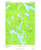 Chesuncook Maine Historical topographic map, 1:62500 scale, 15 X 15 Minute, Year 1958