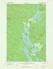Churchill Lake Maine Historical topographic map, 1:62500 scale, 15 X 15 Minute, Year 1962