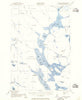 Churchill Lake Maine Historical topographic map, 1:62500 scale, 15 X 15 Minute, Year 1954
