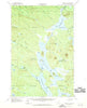 Churchill Lake Maine Historical topographic map, 1:62500 scale, 15 X 15 Minute, Year 1962