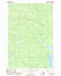 Clarkson Pond Maine Historical topographic map, 1:24000 scale, 7.5 X 7.5 Minute, Year 1989
