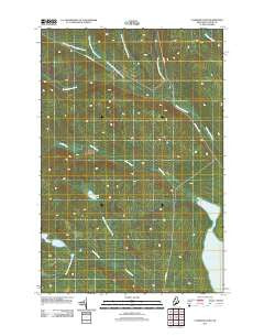 Clarkson Pond Maine Historical topographic map, 1:24000 scale, 7.5 X 7.5 Minute, Year 2011