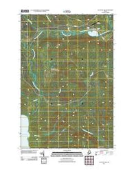 Clayton Lake Maine Historical topographic map, 1:24000 scale, 7.5 X 7.5 Minute, Year 2011