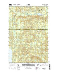 Clayton Lake Maine Current topographic map, 1:24000 scale, 7.5 X 7.5 Minute, Year 2014