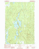 Cliford Lake Maine Historical topographic map, 1:24000 scale, 7.5 X 7.5 Minute, Year 1990