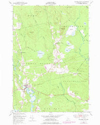 Columbia Falls Maine Historical topographic map, 1:24000 scale, 7.5 X 7.5 Minute, Year 1948