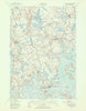 Columbia Falls Maine Historical topographic map, 1:62500 scale, 15 X 15 Minute, Year 1941