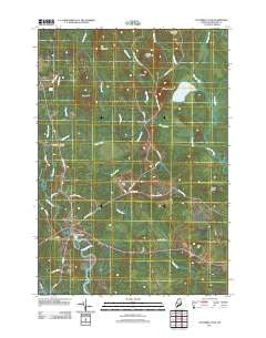 Columbia Falls Maine Historical topographic map, 1:24000 scale, 7.5 X 7.5 Minute, Year 2011