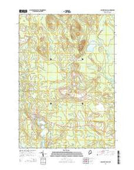 Columbia Falls Maine Current topographic map, 1:24000 scale, 7.5 X 7.5 Minute, Year 2014