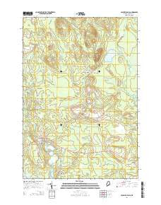 Columbia Falls Maine Current topographic map, 1:24000 scale, 7.5 X 7.5 Minute, Year 2014