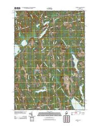 Corinna Maine Historical topographic map, 1:24000 scale, 7.5 X 7.5 Minute, Year 2011