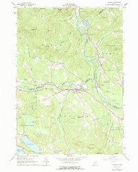 Cornish Maine Historical topographic map, 1:24000 scale, 7.5 X 7.5 Minute, Year 1964