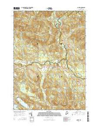 Cornish Maine Current topographic map, 1:24000 scale, 7.5 X 7.5 Minute, Year 2014
