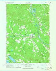 Cornish Maine Historical topographic map, 1:24000 scale, 7.5 X 7.5 Minute, Year 1964