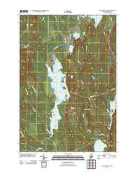 Crawford Lake Maine Historical topographic map, 1:24000 scale, 7.5 X 7.5 Minute, Year 2011
