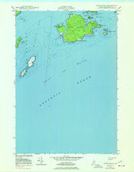 Cross Island Maine Historical topographic map, 1:24000 scale, 7.5 X 7.5 Minute, Year 1949