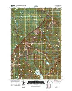 Crystal Maine Historical topographic map, 1:24000 scale, 7.5 X 7.5 Minute, Year 2011