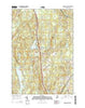 Cumberland Center Maine Current topographic map, 1:24000 scale, 7.5 X 7.5 Minute, Year 2014