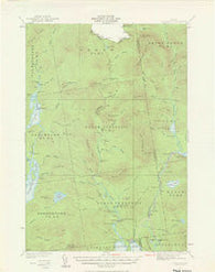 Cupsuptic Maine Historical topographic map, 1:62500 scale, 15 X 15 Minute, Year 1931