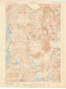 Cupsuptic Maine Historical topographic map, 1:62500 scale, 15 X 15 Minute, Year 1935