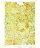 Cupsuptic Maine Historical topographic map, 1:62500 scale, 15 X 15 Minute, Year 1935