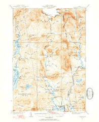 Cupsuptic Maine Historical topographic map, 1:62500 scale, 15 X 15 Minute, Year 1931