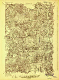 Cupsuptic Maine Historical topographic map, 1:48000 scale, 15 X 15 Minute, Year 1931