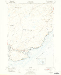 Cutler Maine Historical topographic map, 1:24000 scale, 7.5 X 7.5 Minute, Year 1951