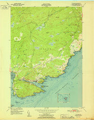 Cutler Maine Historical topographic map, 1:24000 scale, 7.5 X 7.5 Minute, Year 1951