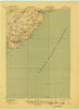 Cutler Maine Historical topographic map, 1:62500 scale, 15 X 15 Minute, Year 1918