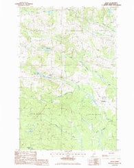 Daigle Maine Historical topographic map, 1:24000 scale, 7.5 X 7.5 Minute, Year 1986