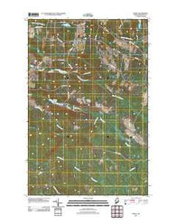 Daigle Maine Historical topographic map, 1:24000 scale, 7.5 X 7.5 Minute, Year 2011