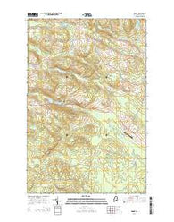 Daigle Maine Current topographic map, 1:24000 scale, 7.5 X 7.5 Minute, Year 2014