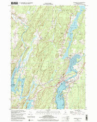 Damariscotta Maine Historical topographic map, 1:24000 scale, 7.5 X 7.5 Minute, Year 2000