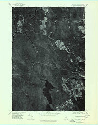 Danforth NW Maine Historical topographic map, 1:24000 scale, 7.5 X 7.5 Minute, Year 1975