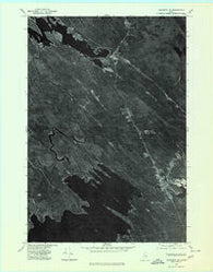 Danforth SE Maine Historical topographic map, 1:24000 scale, 7.5 X 7.5 Minute, Year 1975