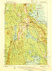 Danforth Maine Historical topographic map, 1:62500 scale, 15 X 15 Minute, Year 1941