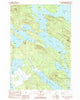 Dark Cove Mountain Maine Historical topographic map, 1:24000 scale, 7.5 X 7.5 Minute, Year 1990